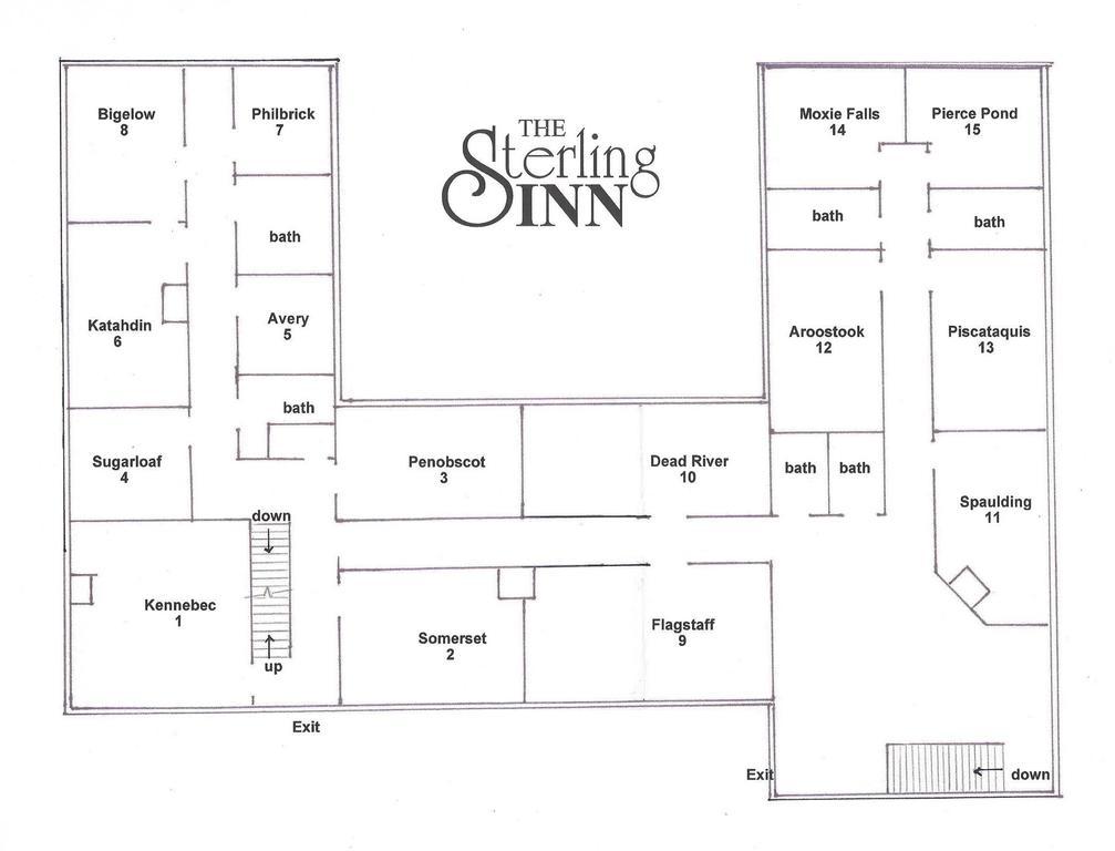 The Sterling Inn Caratunk Екстер'єр фото